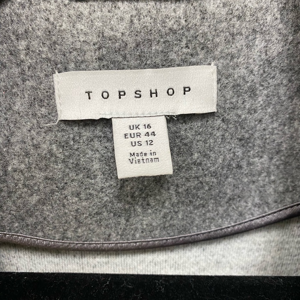 Topshop Riley Long Coat - Picture 4 of 6